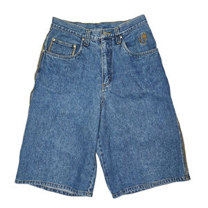 Vintage Mens Body Glove 90s Jean Shorts Med Surf Skate Reverse Stitch Streetwear